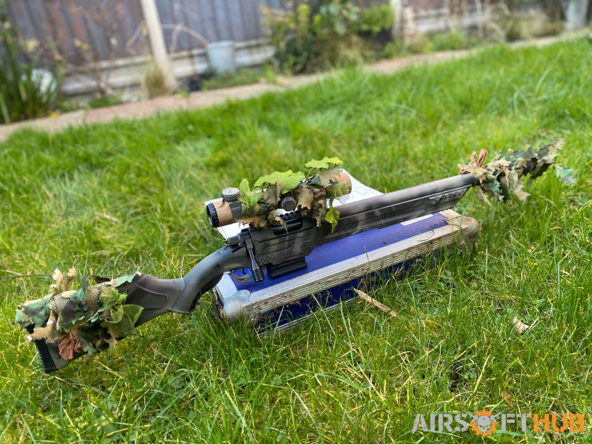 Upgraded AA T11 Sniper Rifle. - Used airsoft equipment