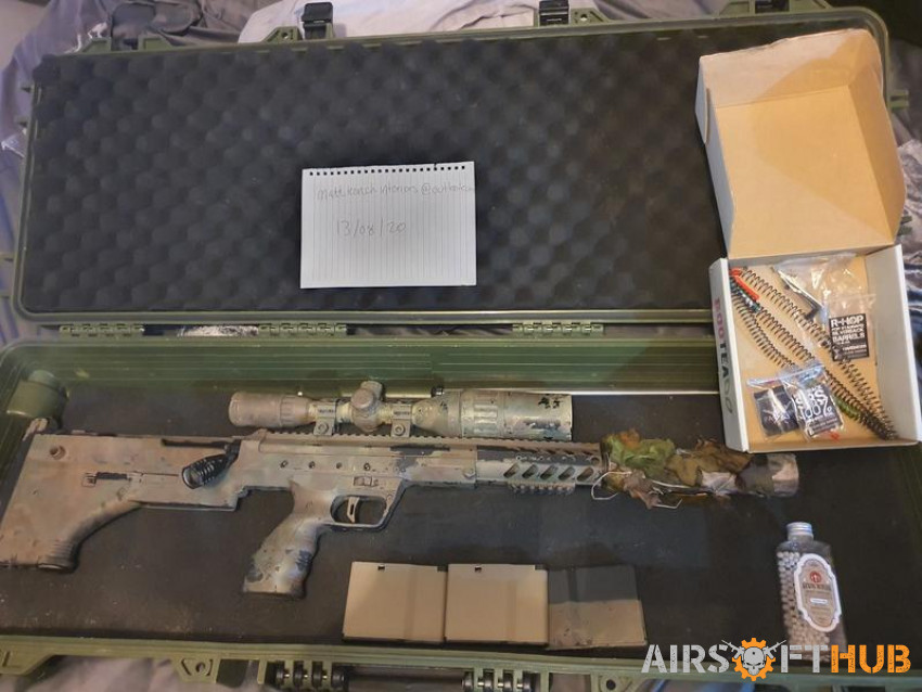 srs a1 16" heavily upgraded - Used airsoft equipment