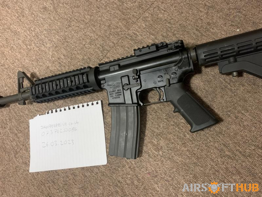 GHK M4A1 GBBR - Used airsoft equipment