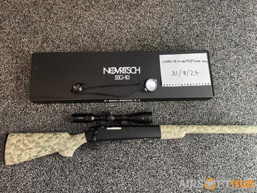NOVRITSCH SSG10 A1 - Used airsoft equipment