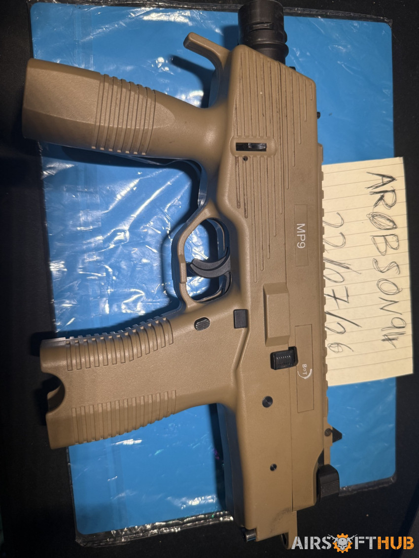 KWA MP9 - Dark Earth - Used airsoft equipment
