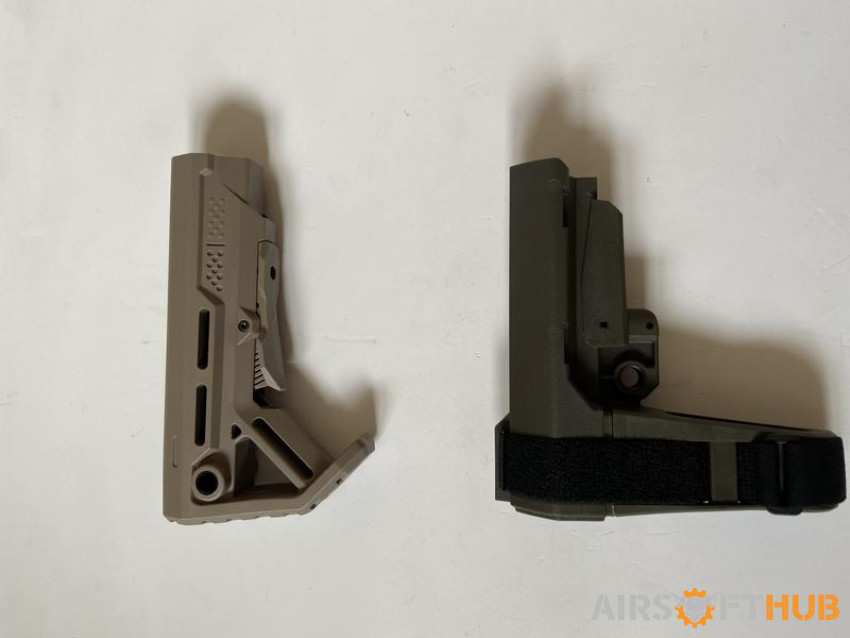 Airsoft polymer stocks - Used airsoft equipment