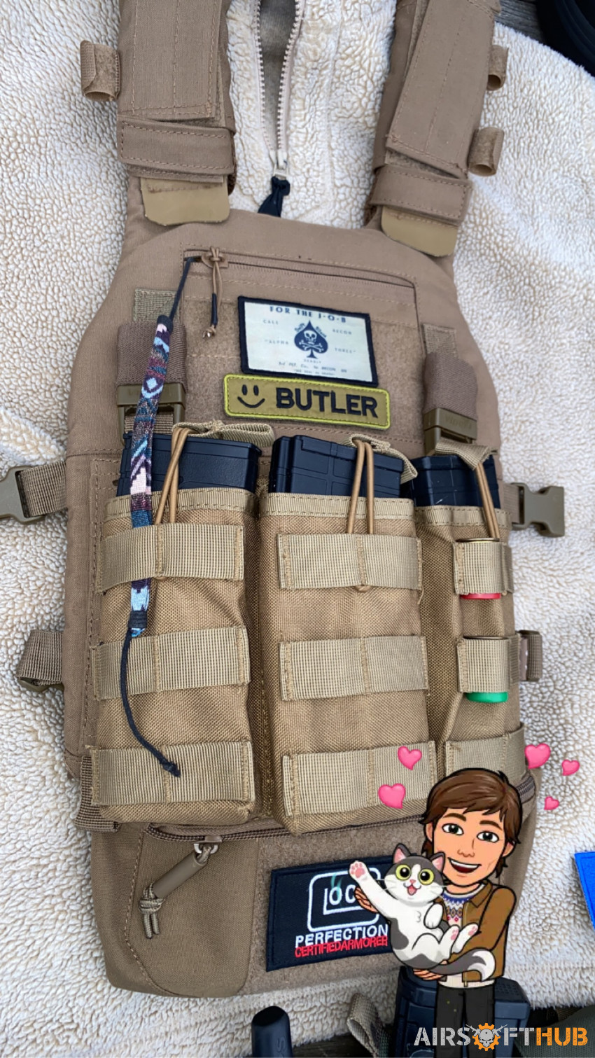 Viper VX plate carrier (tan) - Used airsoft equipment