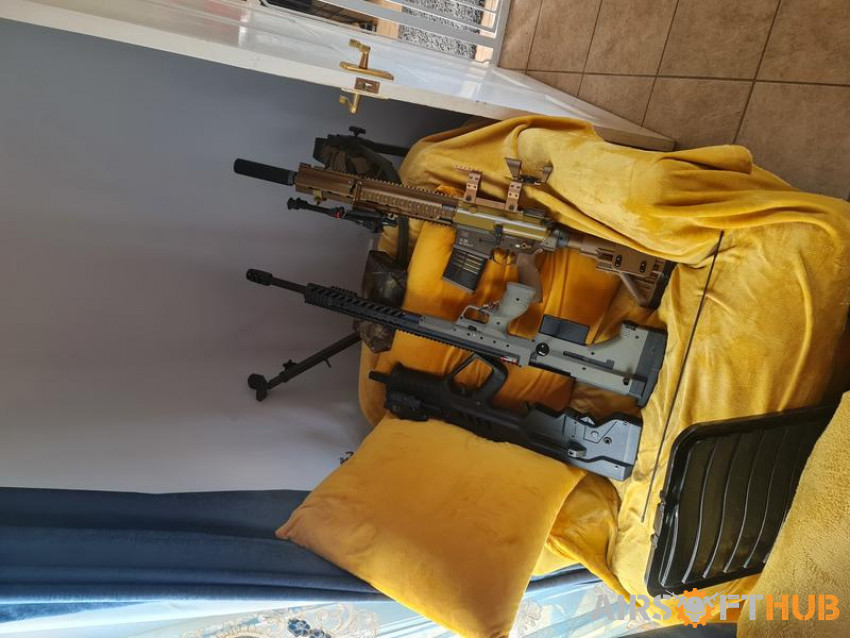 Air soft collection - Used airsoft equipment
