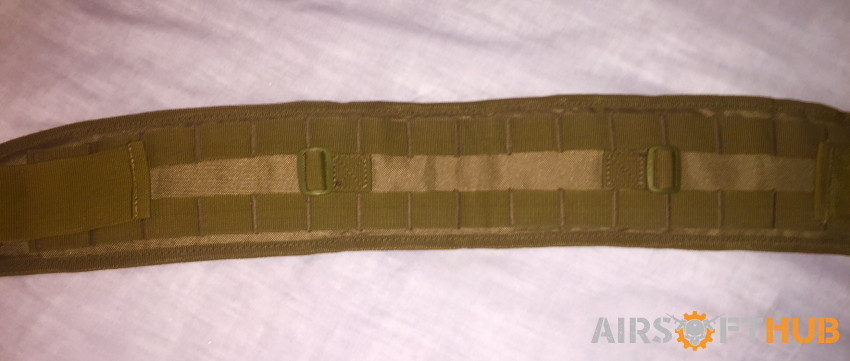 MOLLE Battle Belt Tan - Used airsoft equipment