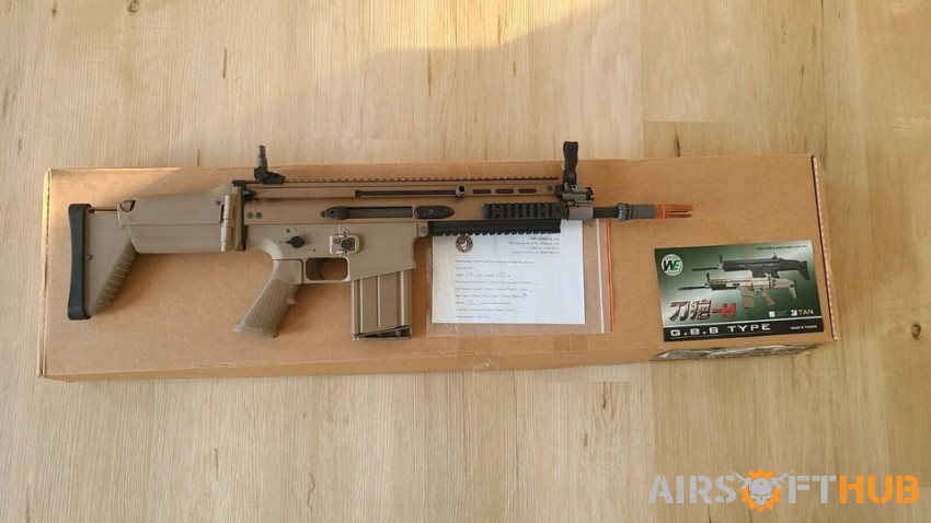 WE Tech SCAR H Gas Blowback - Used airsoft equipment