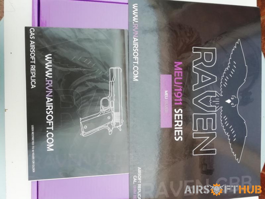RAVEN MEU /1911 SERIES IN SILV - Used airsoft equipment