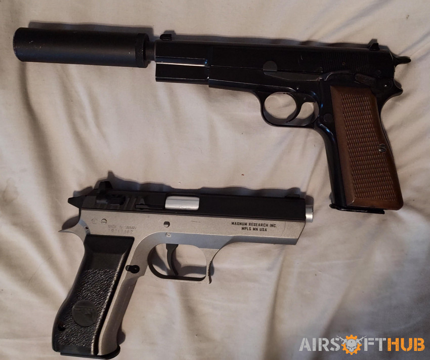 CO2 WE Browning Hi-Power - Used airsoft equipment