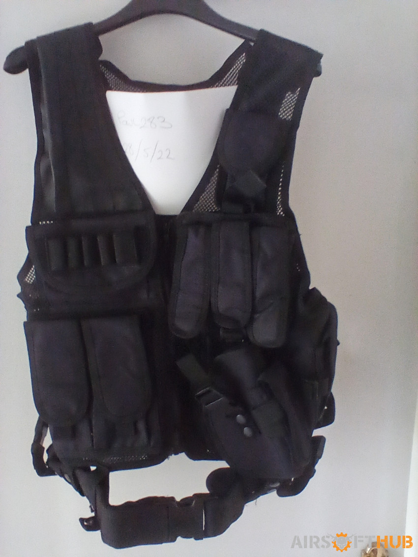 Tactical Airsoft Vest Molle - Used airsoft equipment