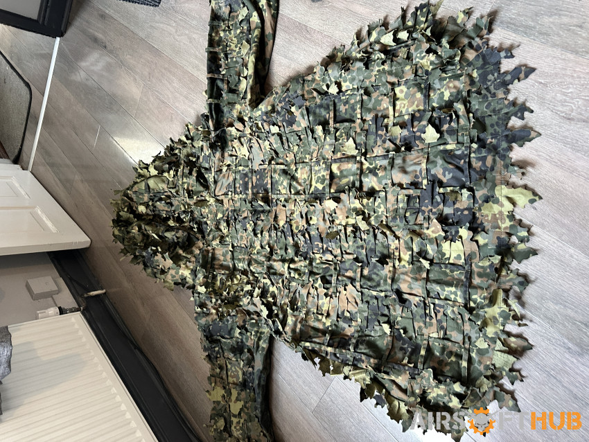 Flecktarn 3D Leaf Ghillie - Used airsoft equipment