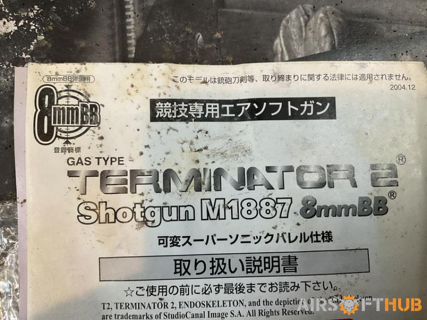 Terminator 2 Shotgun M1887 8mm - Used airsoft equipment