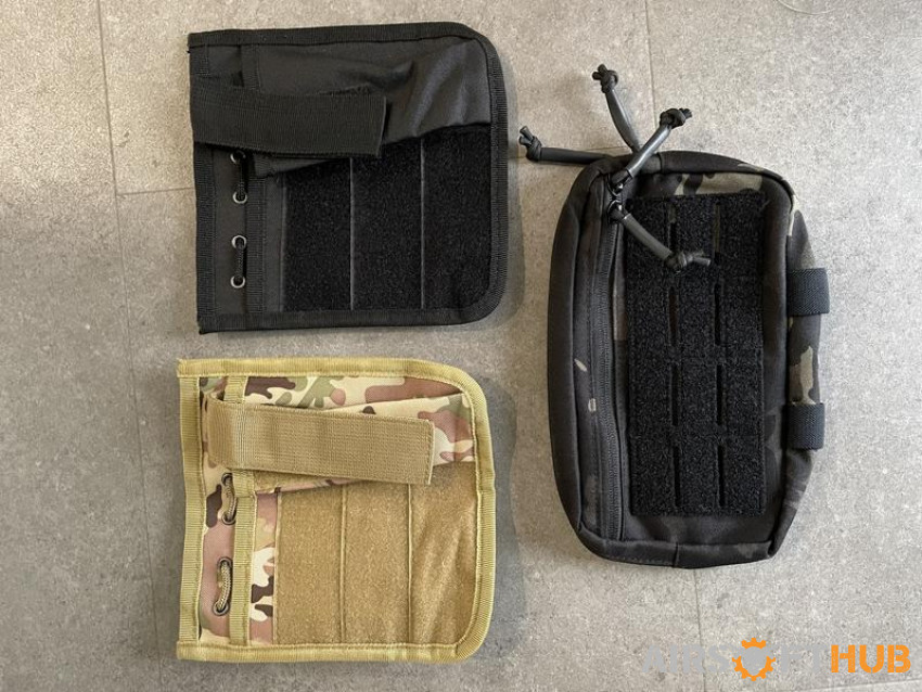 Lonestar Mask & Admin Pouches - Used airsoft equipment