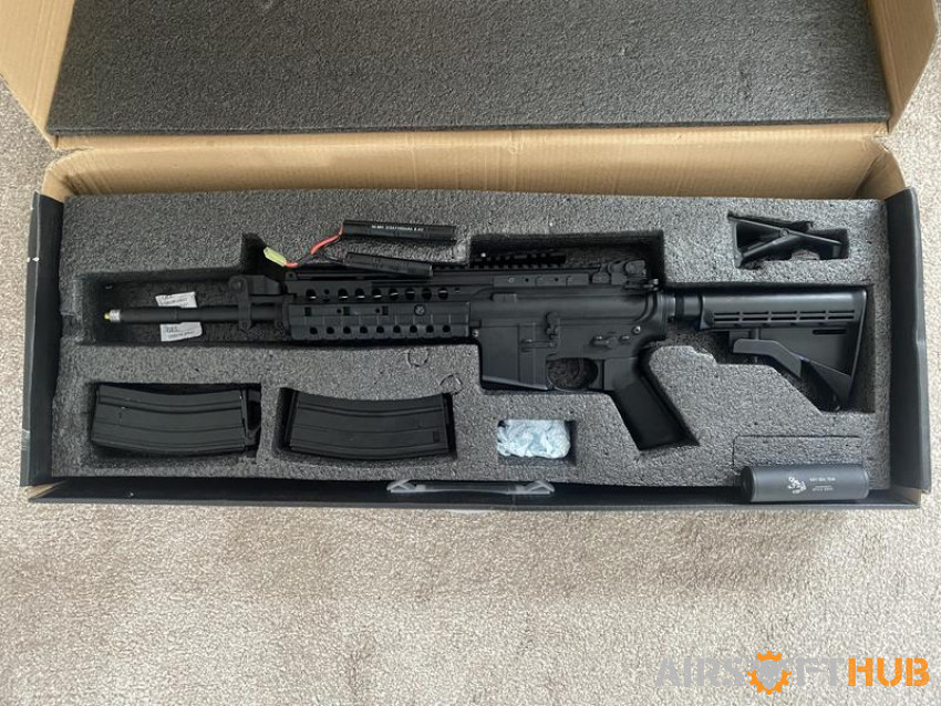 M4 stock with attachments - Used airsoft equipment