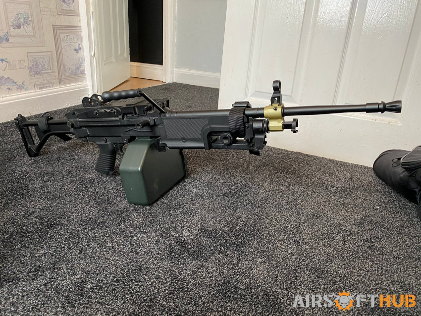 A&K M249 AEG Machine Gun - Used airsoft equipment