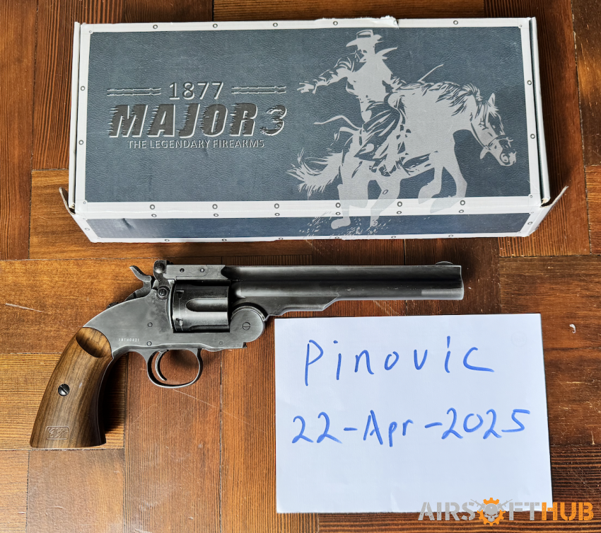 Win Gun 1877 Major 3 CO2 Revol - Used airsoft equipment