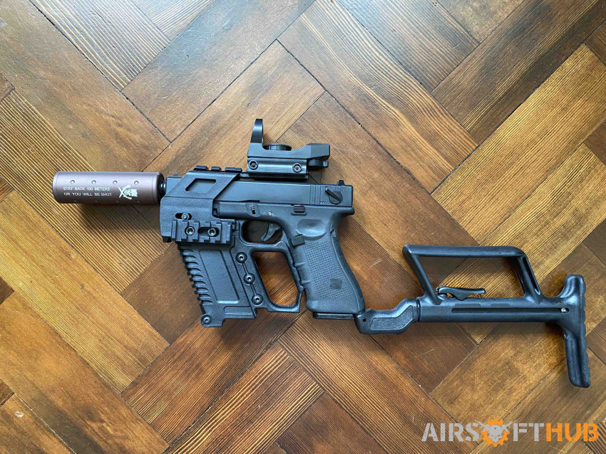 Glock 18 and carbine kit - Used airsoft equipment