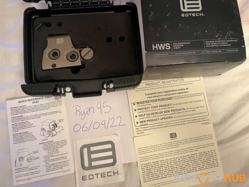 Genuine Eotech XPS2 - Used airsoft equipment