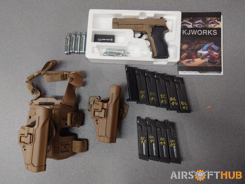 KJ Works Sig P226 - Used airsoft equipment