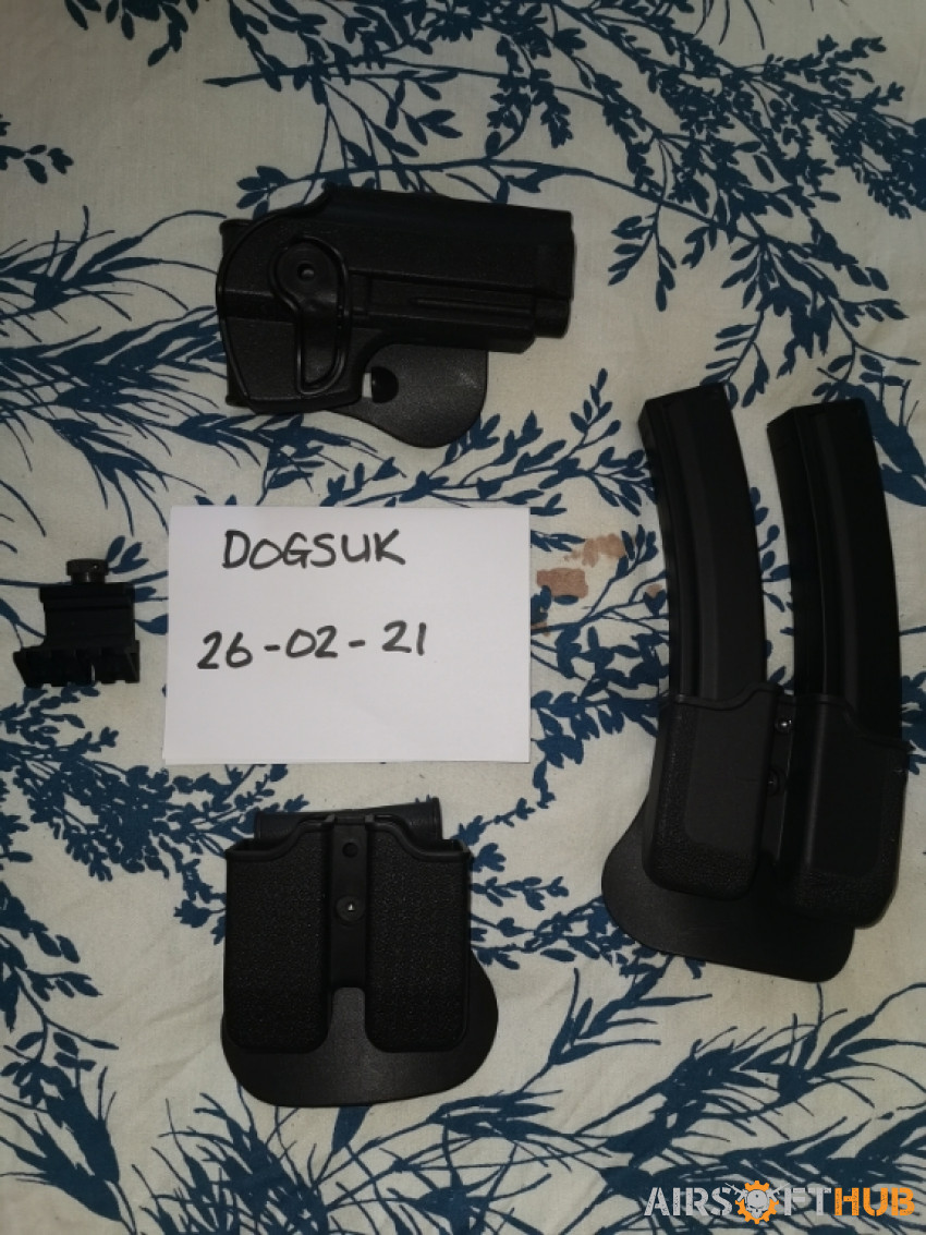 Holsters, rail, front end - Used airsoft equipment