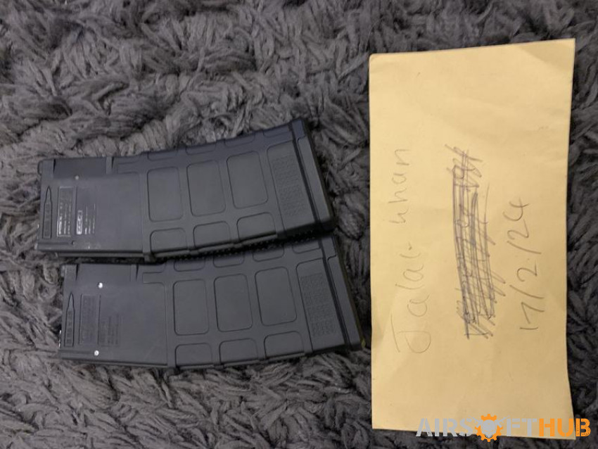 Tokyo marui MWS upper and mags - Used airsoft equipment