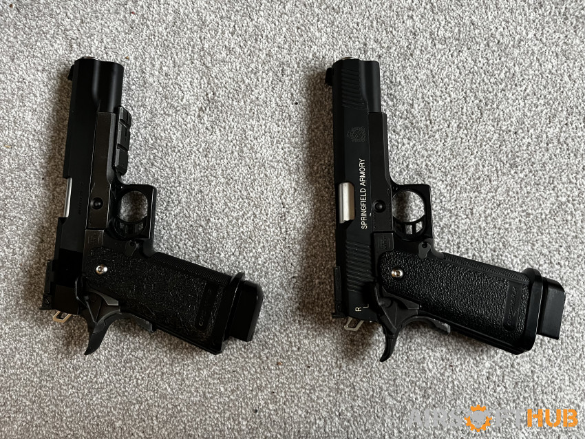2 x TM Hi-caps pistols - Used airsoft equipment