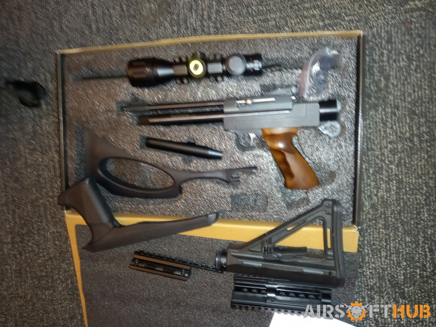 cp2 .22 custom air rifle - Used airsoft equipment