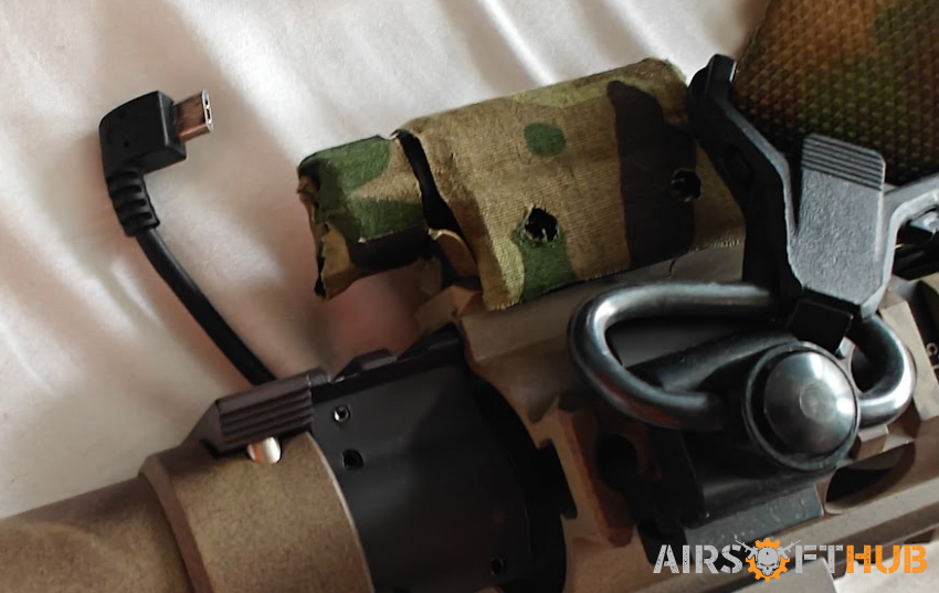 A&K SR-25 Full Stock DMR - Used airsoft equipment