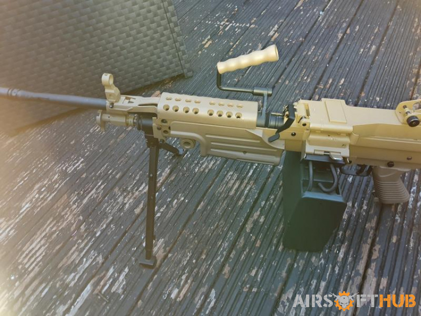 A and k m249 lmg - Used airsoft equipment
