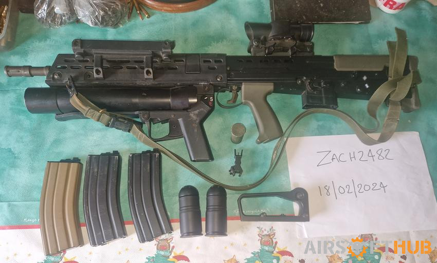 WE L85A2 with ARES UGL - Used airsoft equipment