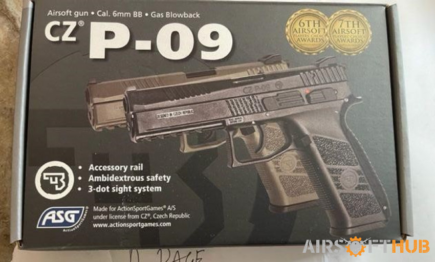 New ASG CZ-09 GBB 25 % off !! - Used airsoft equipment