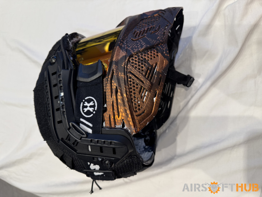 Custom Helmet HK Army mask - Used airsoft equipment