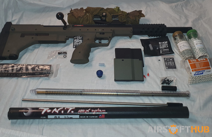 Srs a1 20" and extras - Used airsoft equipment
