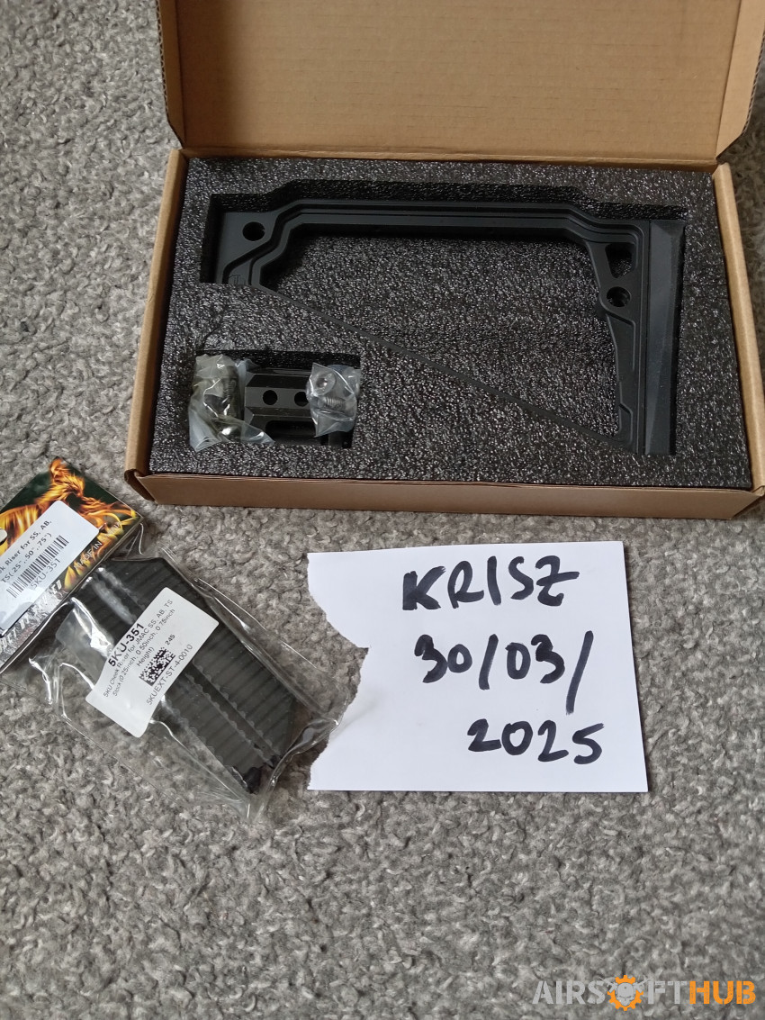 5KU TS-8RP triangle rise stock - Used airsoft equipment