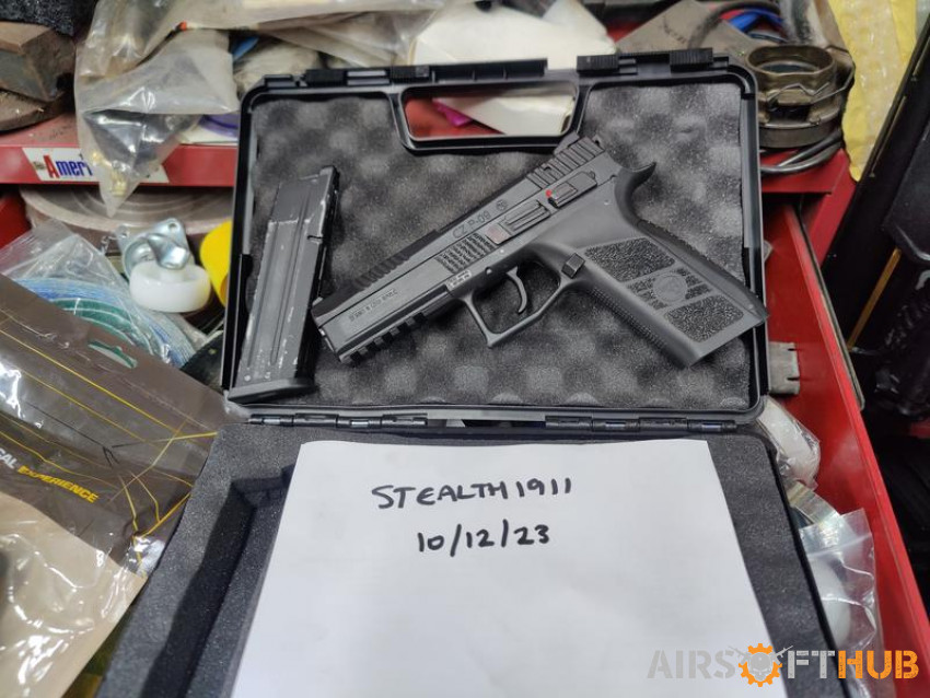 ASG P-09 Duty, Mag + Case - Used airsoft equipment