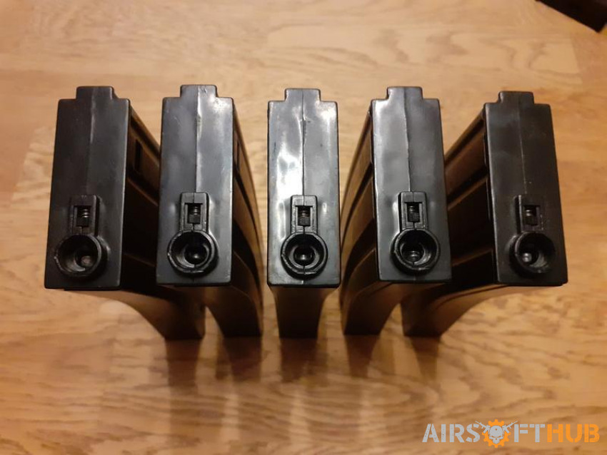 M4 low cap mags x5 - Used airsoft equipment