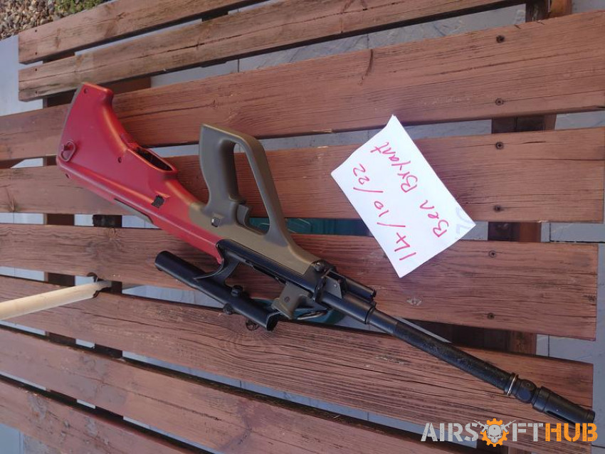 Red Two-Tone AUG (used) - Used airsoft equipment