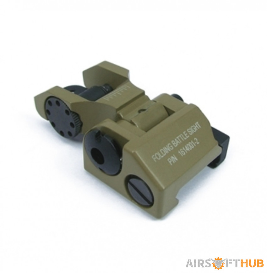 King Arms folding battle sight - Used airsoft equipment