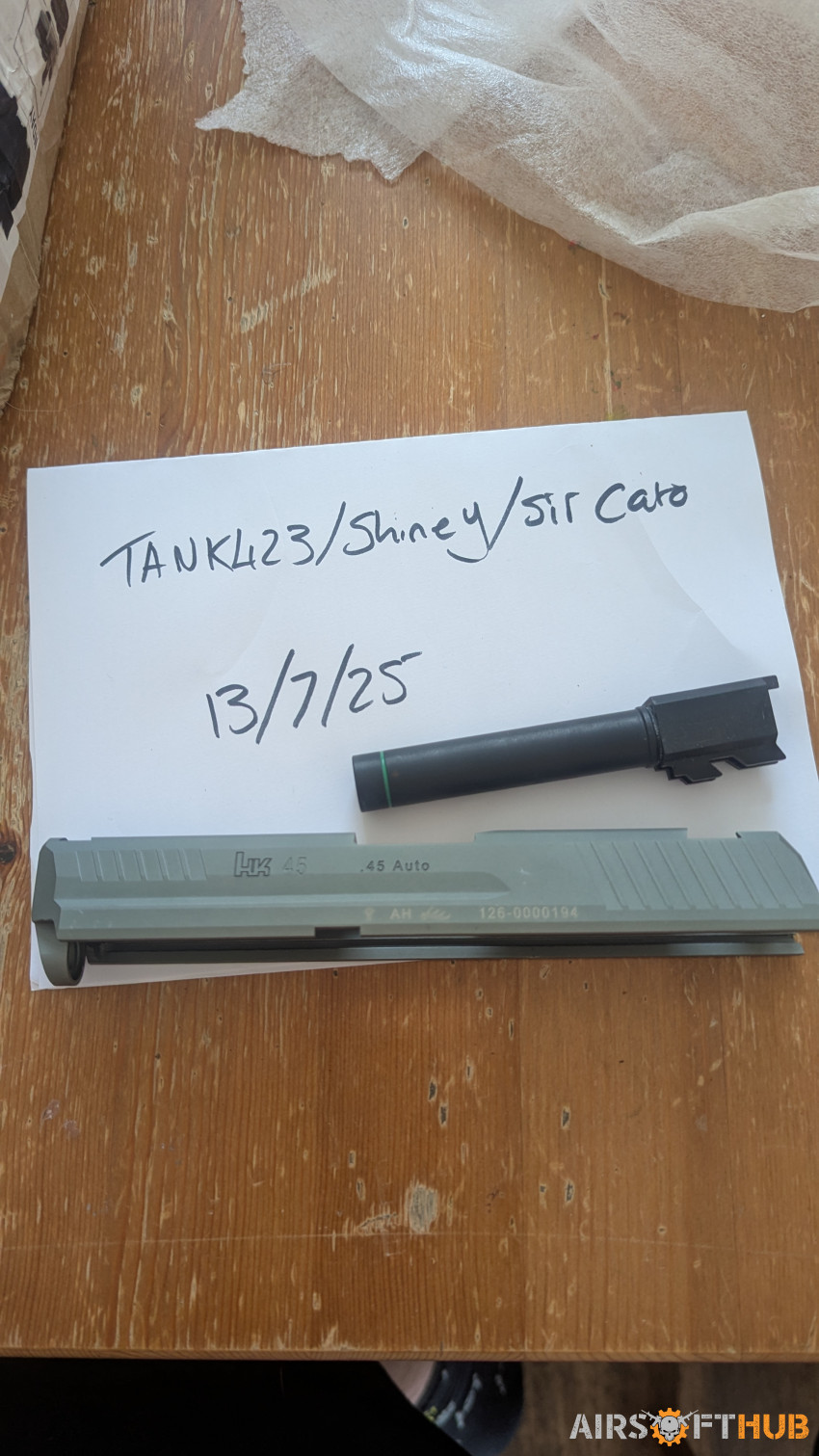 Shooters design titanium HK45 - Used airsoft equipment
