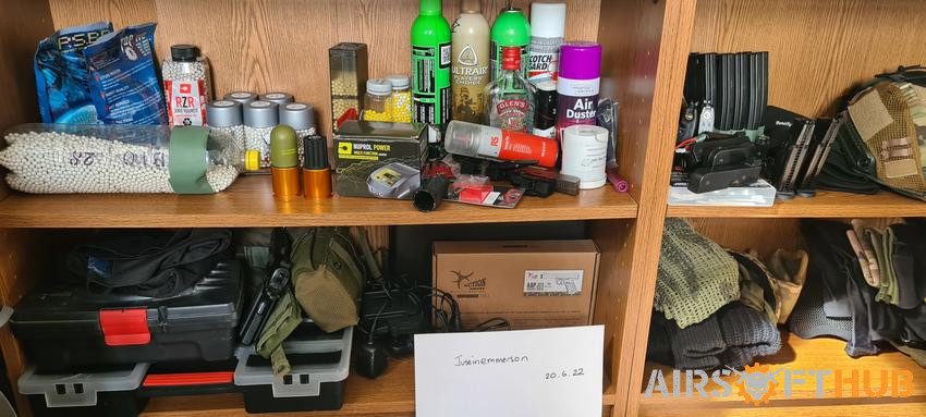 Retirement Sale - Used airsoft equipment