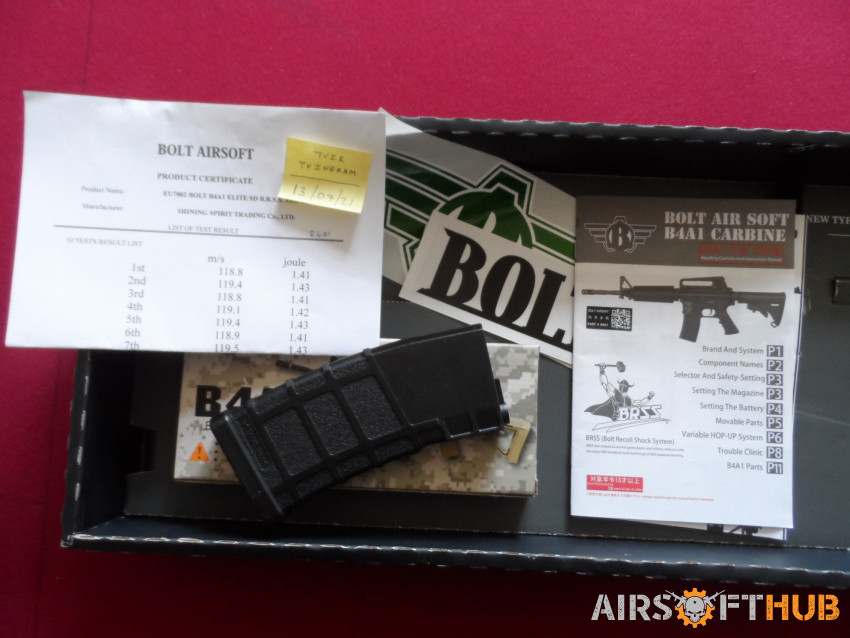 Bolt B4A1 Elite DX-New REDUCED - Used airsoft equipment