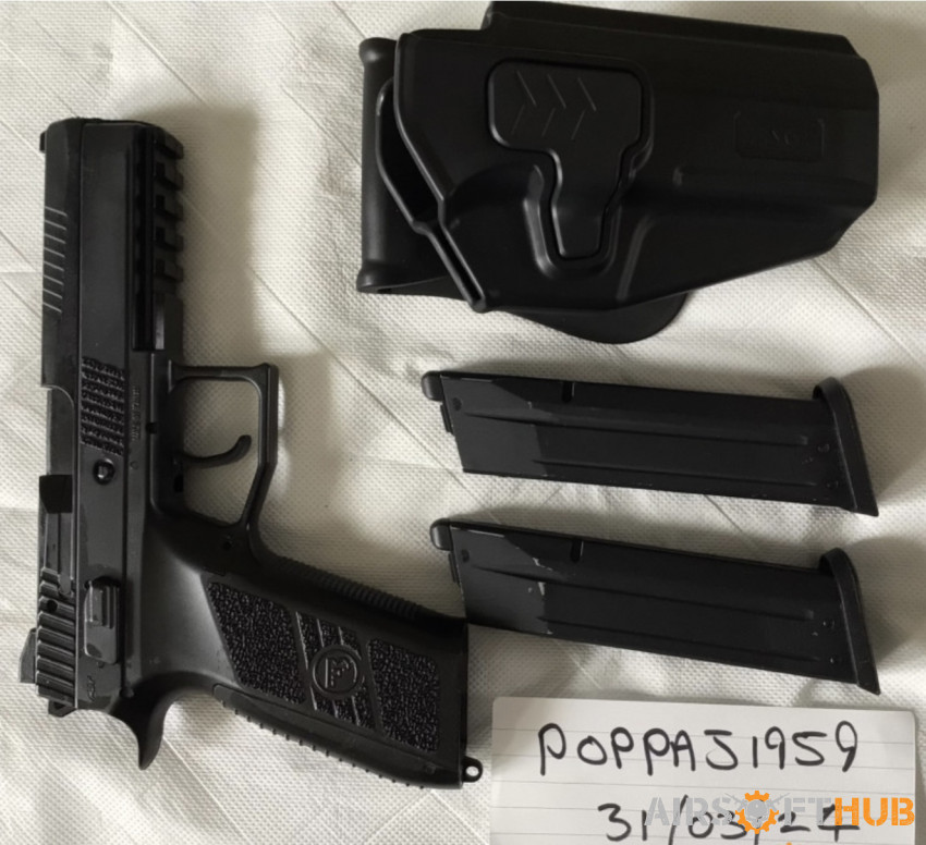 CZ P-09 green gas pistol - Used airsoft equipment