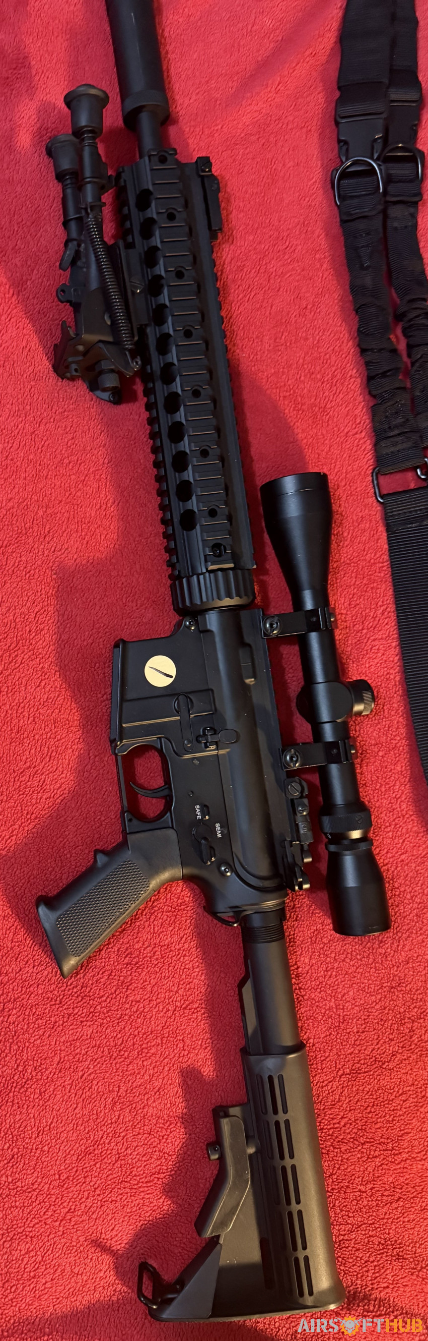 Double Bell SOPMOD M4( with bi - Used airsoft equipment