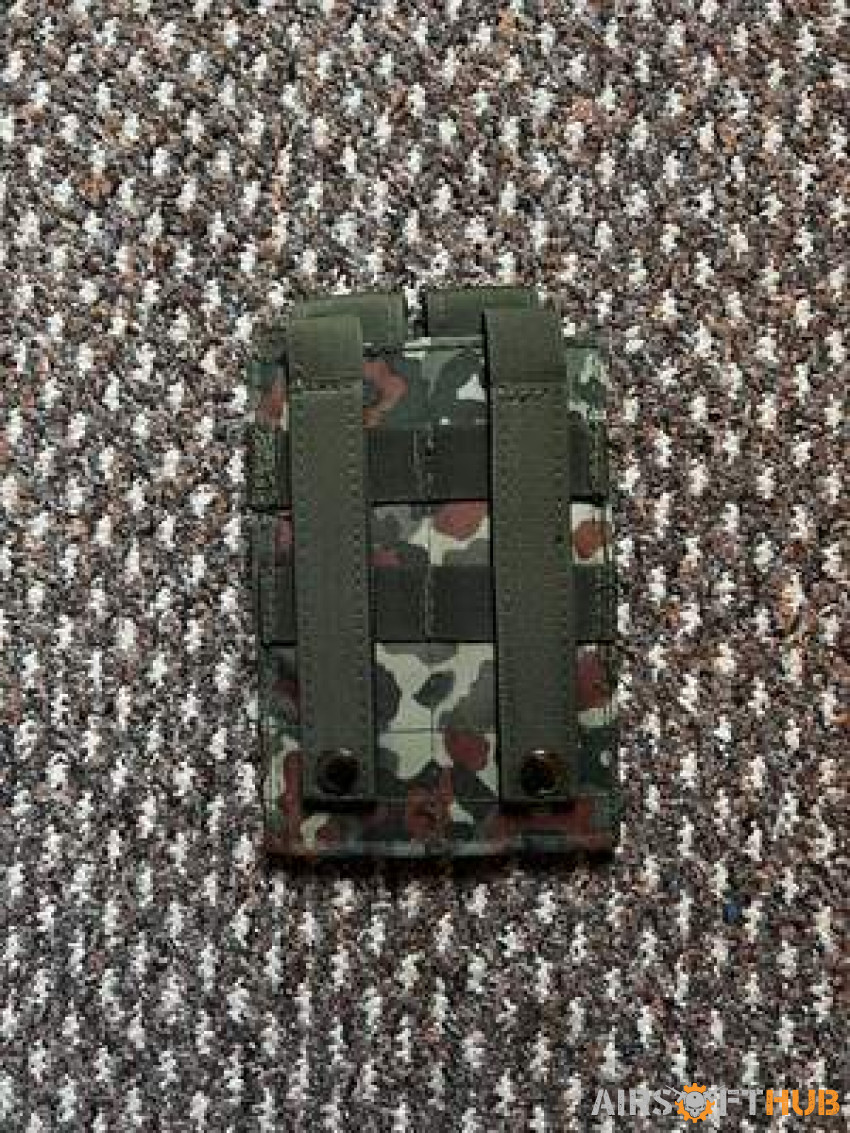 Flecktarn Pistol Mag Pouch - Used airsoft equipment