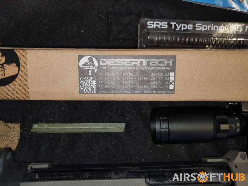 Srs sliverback a1 20 inch upgr - Used airsoft equipment
