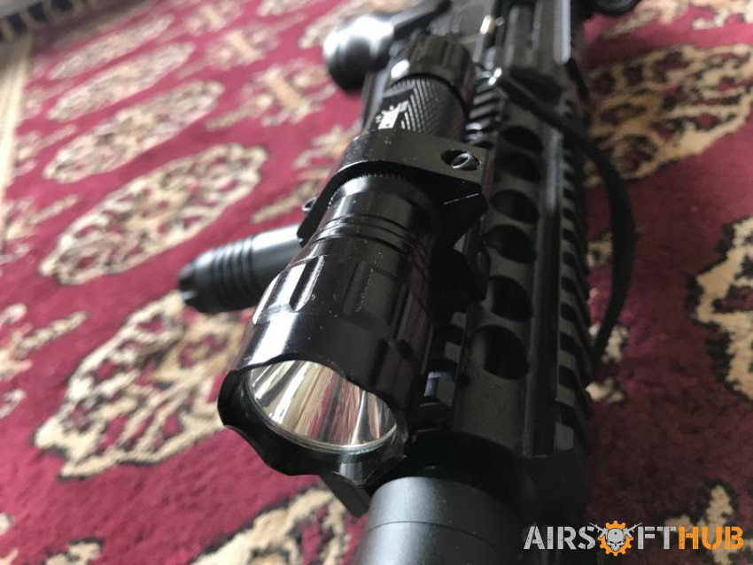 Flashlight. 1 SOLD. More left - Used airsoft equipment