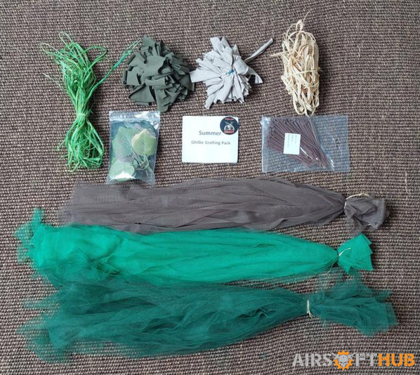 Ghillie Crafting Summer Pack - Used airsoft equipment