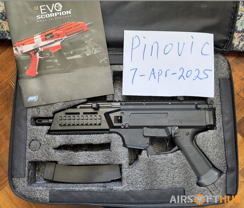 ASG Scorpion EVO3A1 - Used airsoft equipment