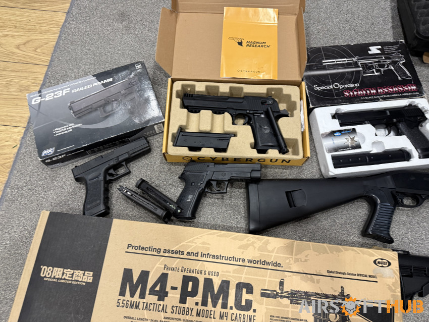 Airsoft bundle huge kit - Used airsoft equipment