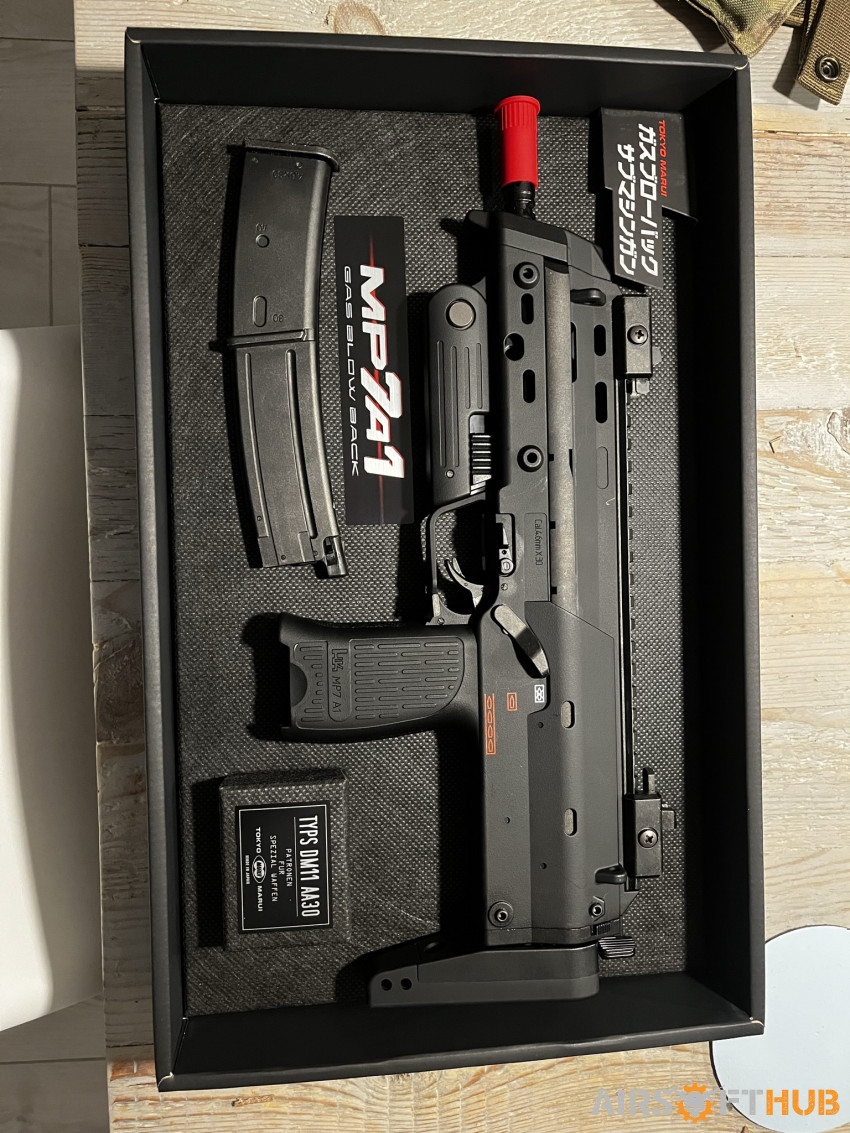 Tokyo Marui MP7A1 GBB + mags - Used airsoft equipment