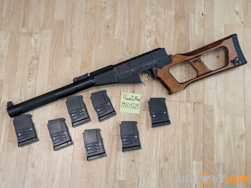 Upgraded LCT VSS DMR w/ 7 mags - Used airsoft equipment